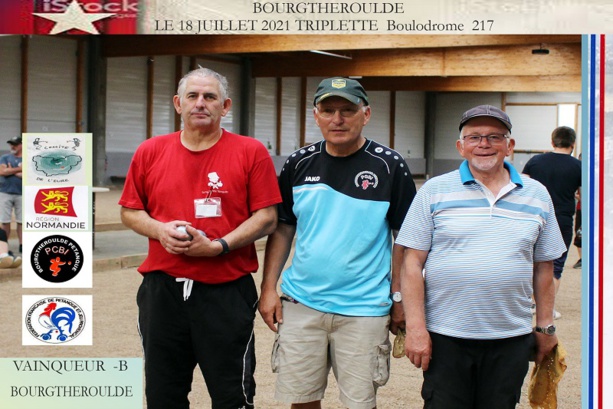 P.C.B.I BOURGTHEROULDE Concours triplette LE 18 JUILLET2021