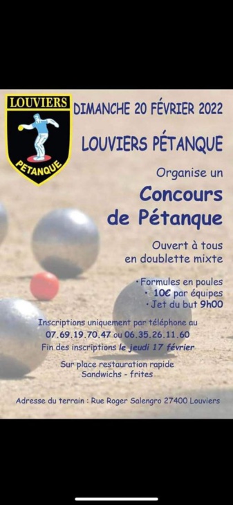 Concours le 20 février Concours le 20 février