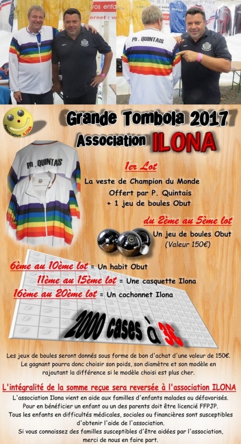 Loterie pour Association ILONA