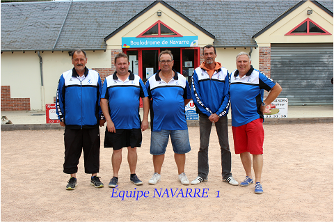 Coupe de l'Eure +55 ans - Navarre vs Navarre . Navarre vainqueur ..
