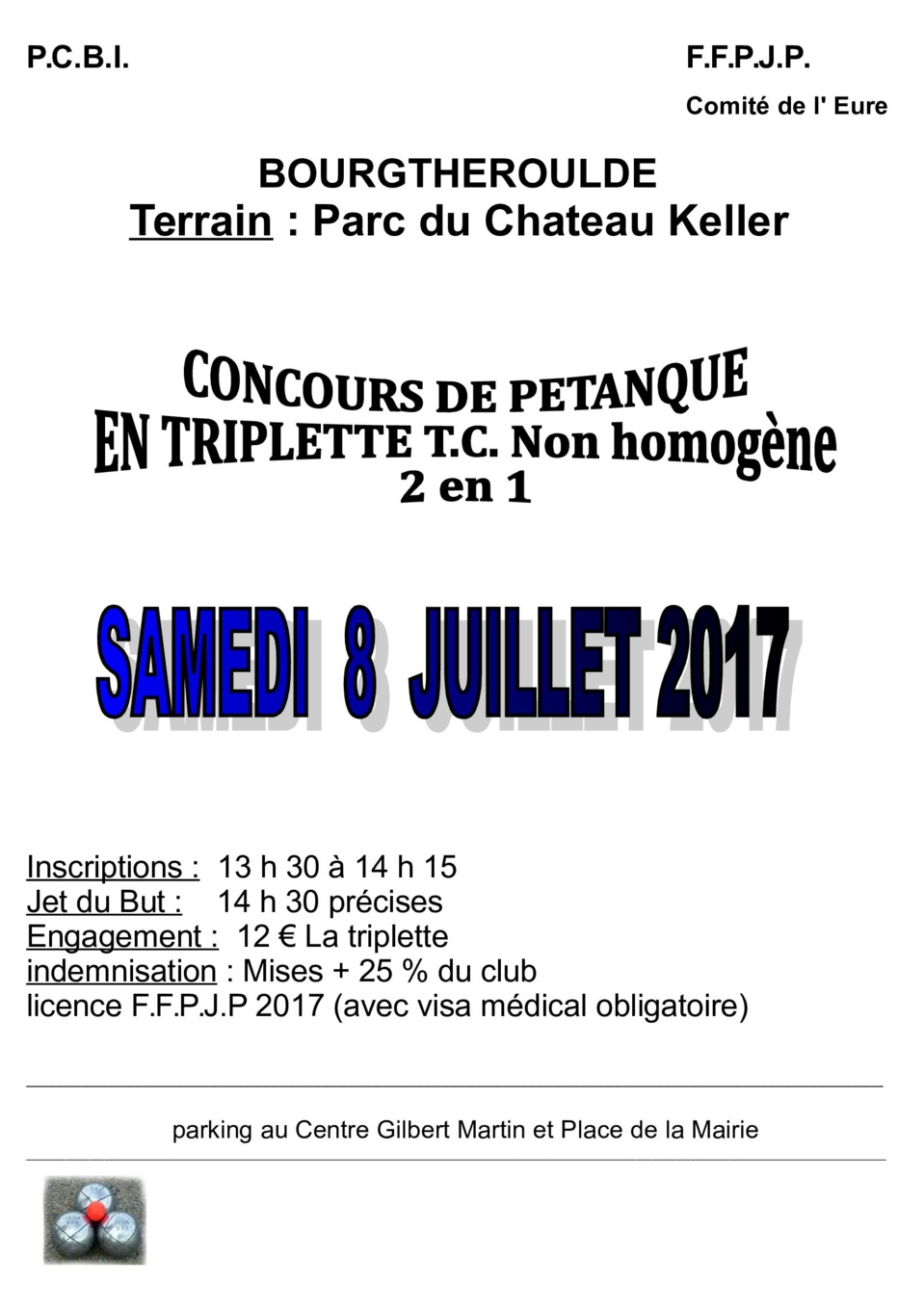 Concours le 8 juillet à Bourgtheroulde Concours le 8 juillet à Bourgtheroulde