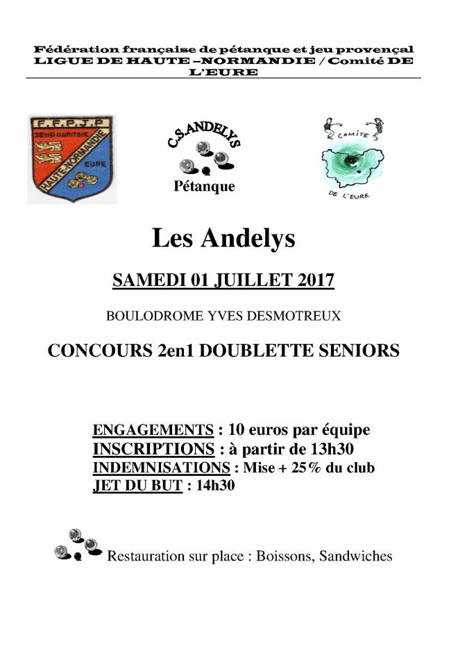 Concours au Andelys Concours au Andelys