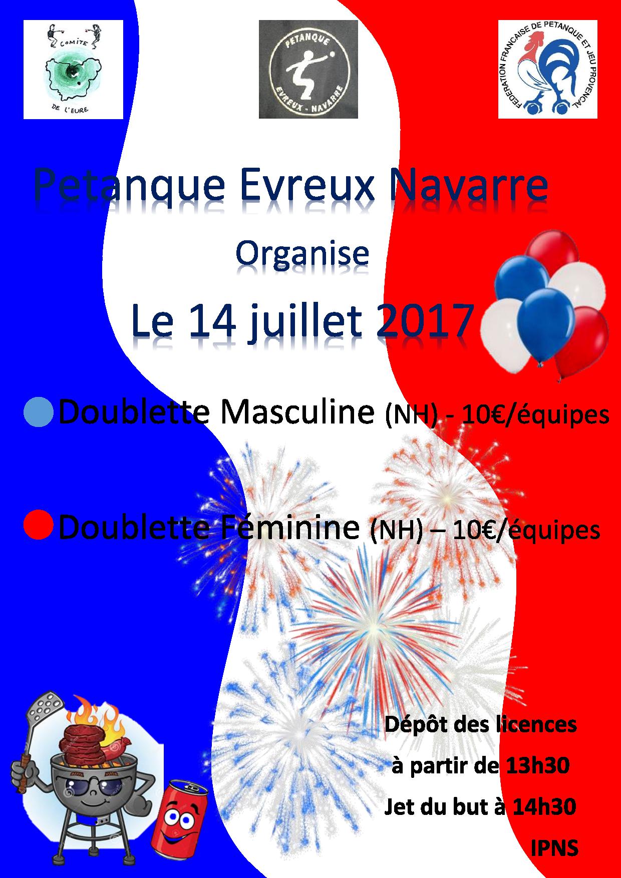 Concours du 14 JUILLET à NAVARRE Concours du 14 JUILLET à NAVARRE