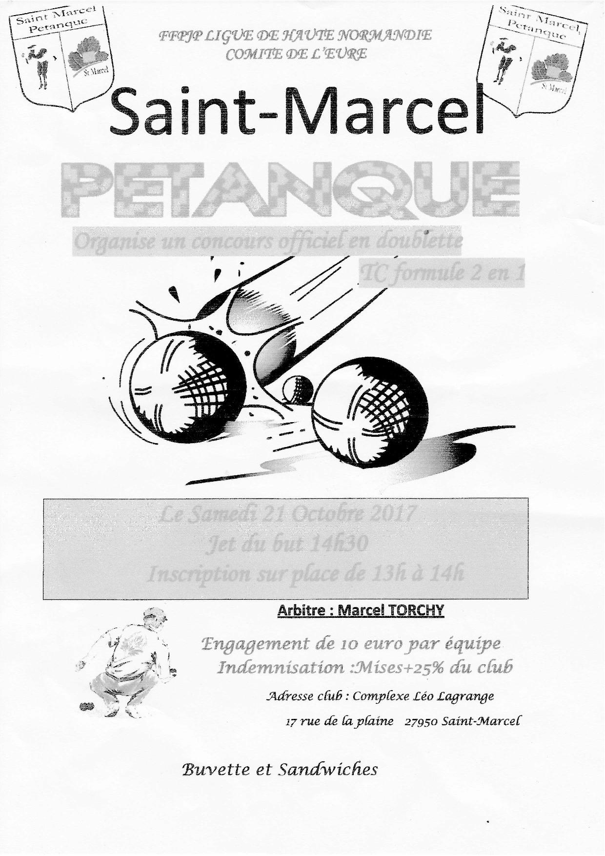 Concours à St Marcel Concours à St Marcel