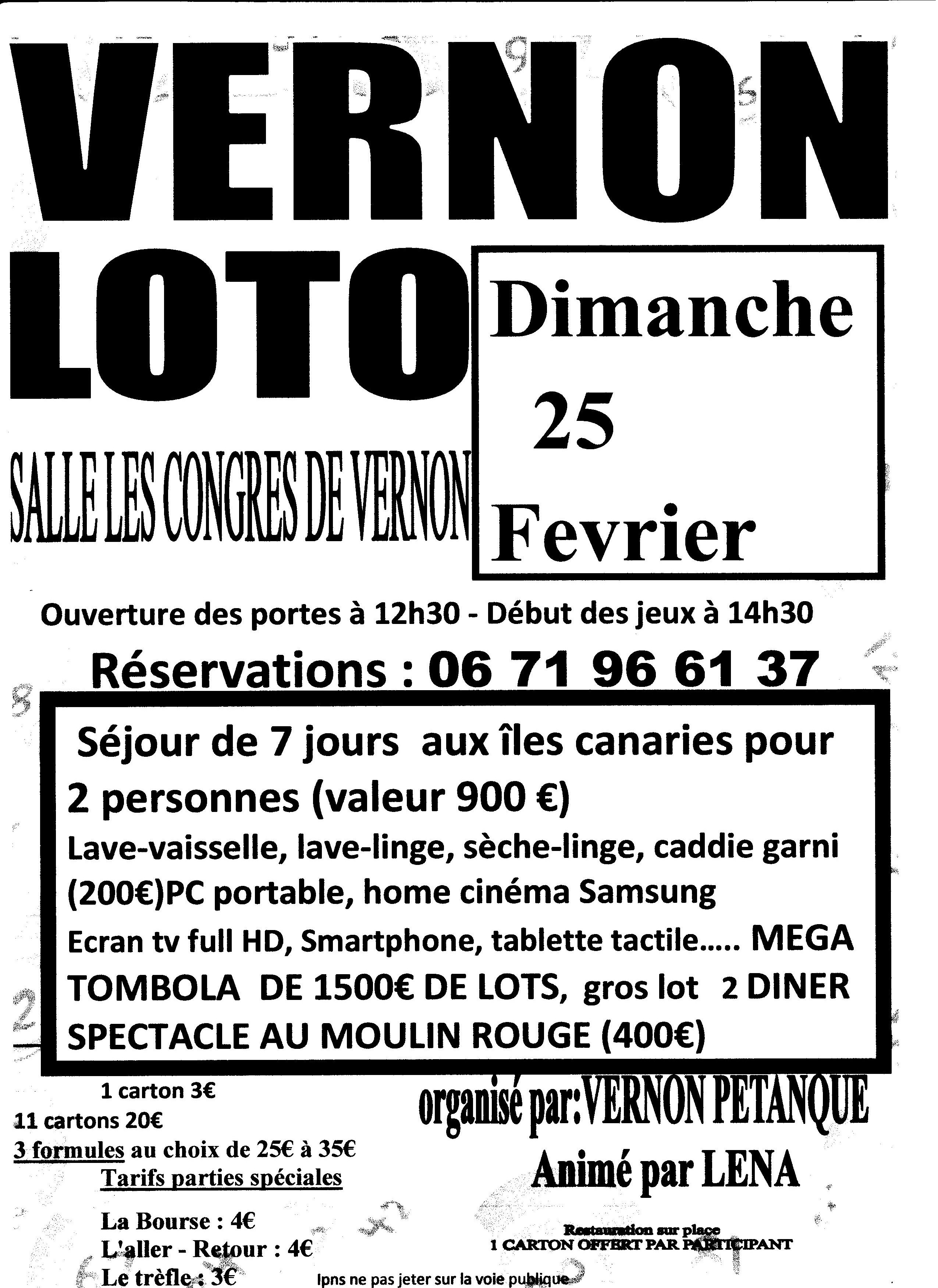 LOTO a VERNON LOTO a VERNON