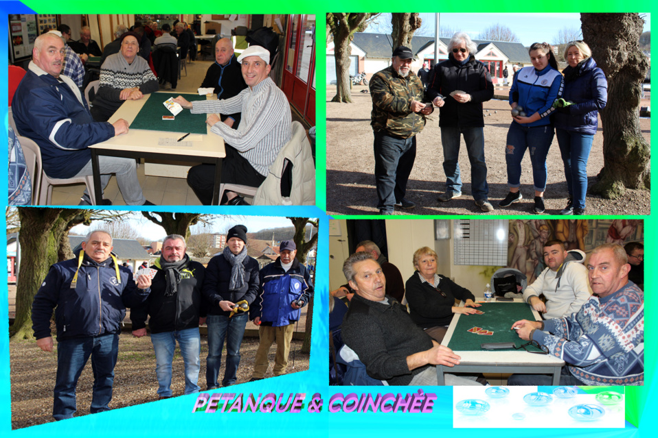 résultat pétanque coinchée du 10/02