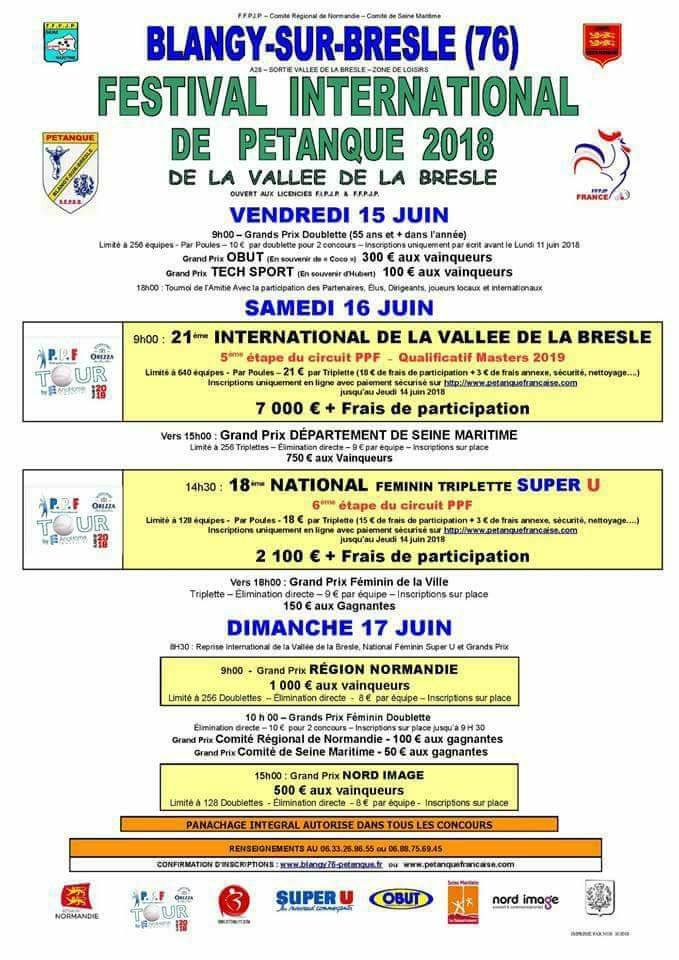 Affiche de l'International de Blangy