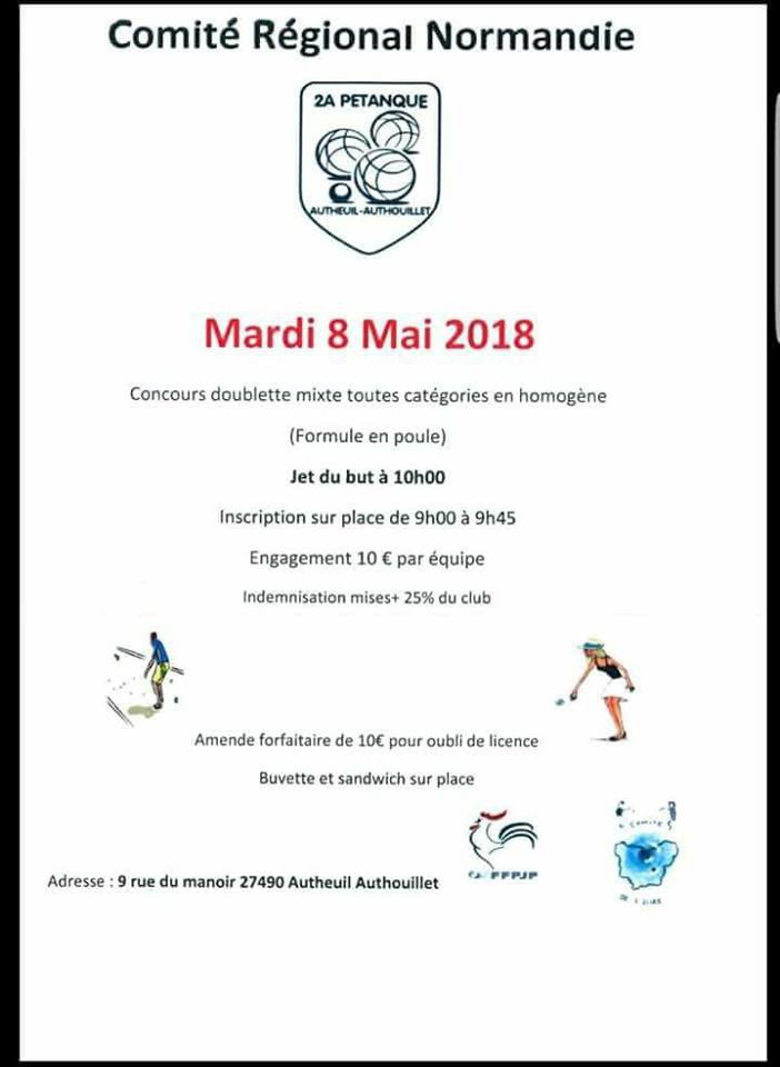 Concours du 8 Mai à Autheuil Authoulliet Concours du 8 Mai à Autheuil Authoulliet