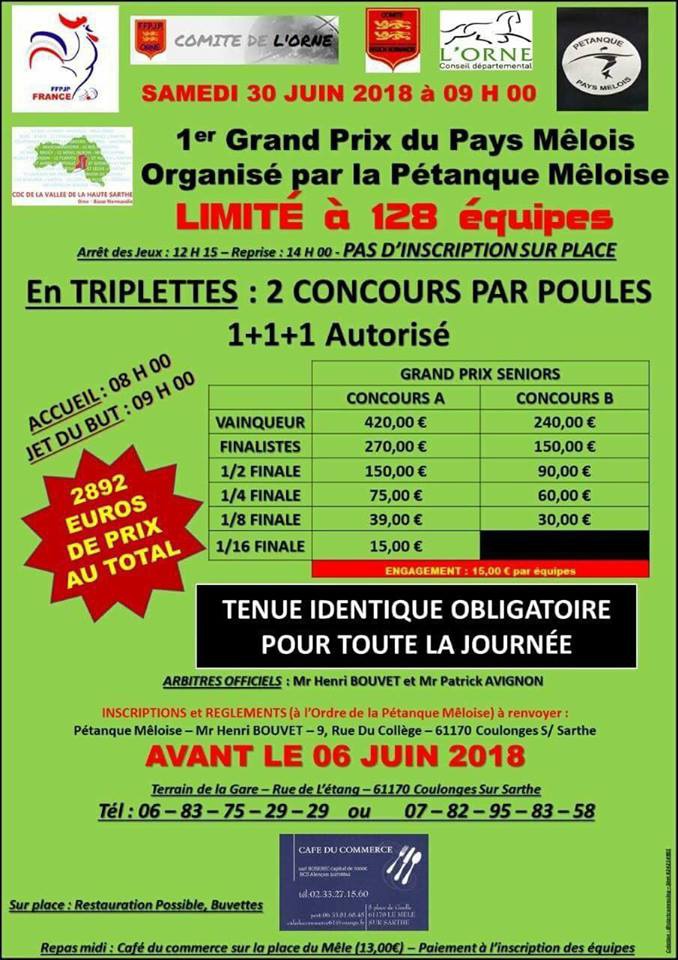 Grand prix du pays Melois (cd 61)