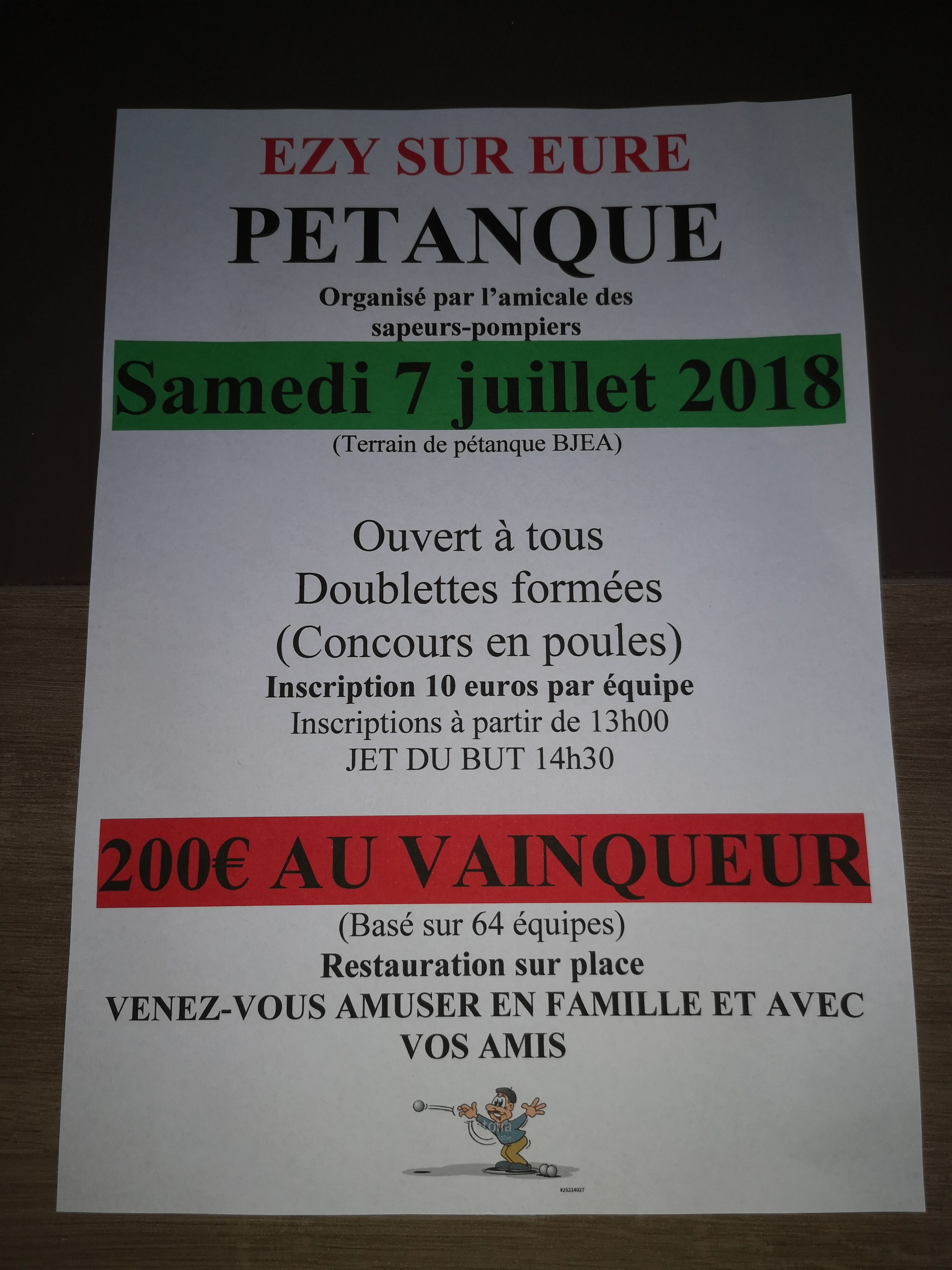 Concours des Pompiers d'Ezy