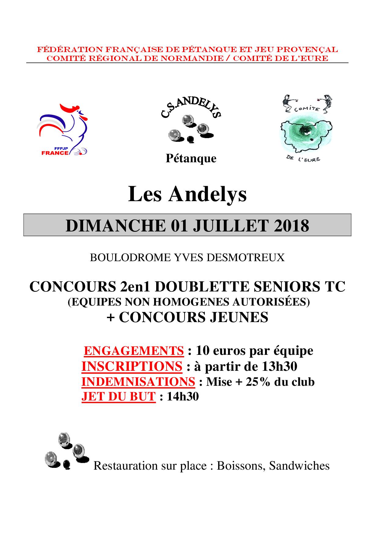 Concours aux Andelys Concours aux Andelys