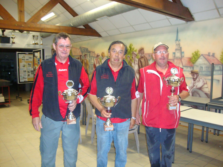 GUY LESAGE - GUY PATIN - JEAN-CLAUDE WALOSZEK CHAMPIONS VETERANS......