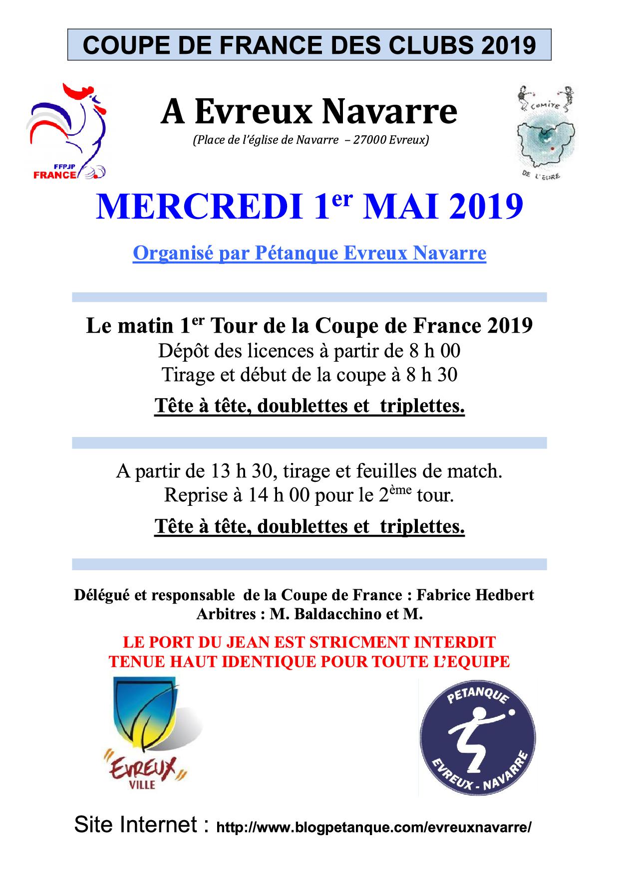 COUPE DE FRANCE DES CLUBS 2019 1er et 2em Tour à NAVARRE COUPE DE FRANCE DES CLUBS 2019 1er et 2em Tour à NAVARRE