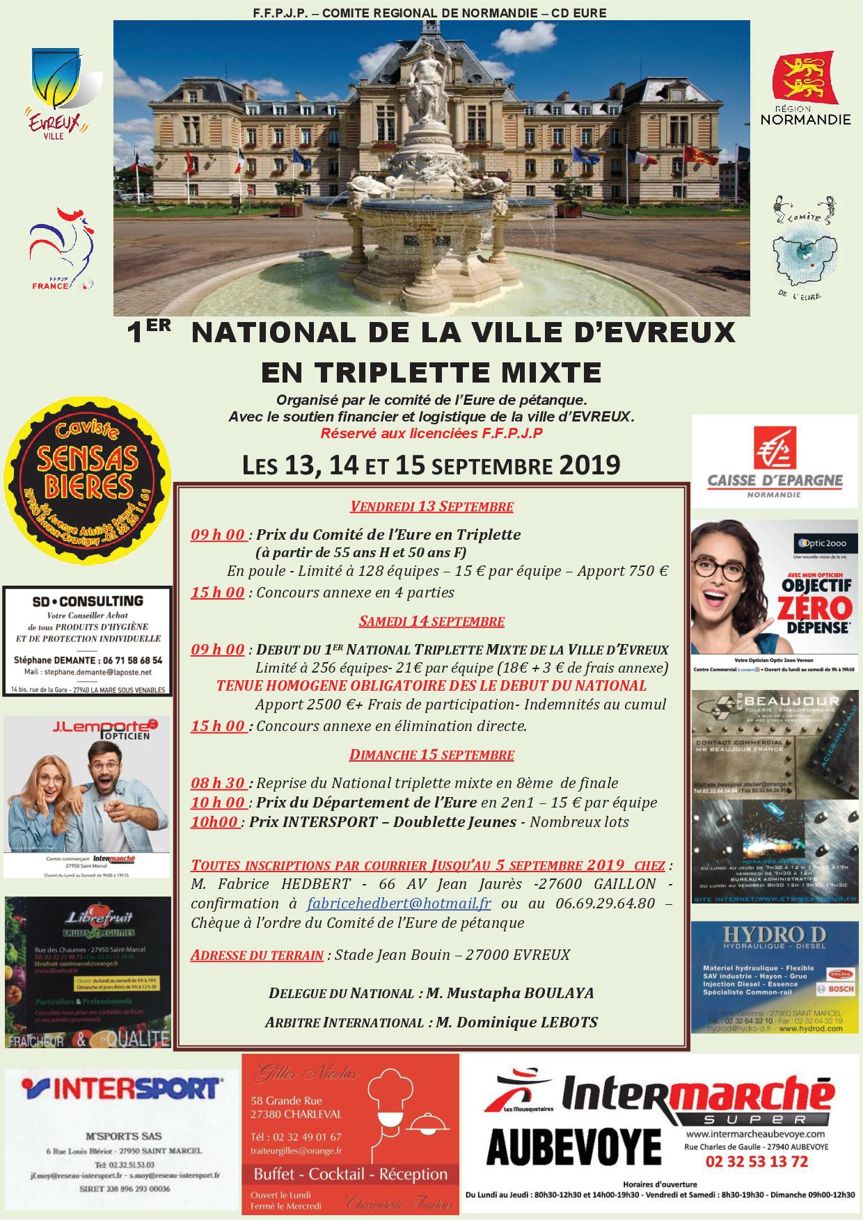 NATIONAL MIXTE D'EVREUX NATIONAL MIXTE D'EVREUX