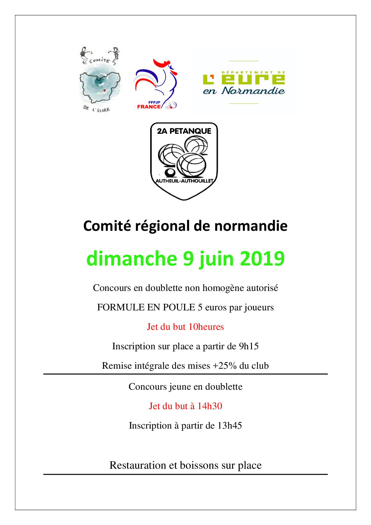 Concours le 9 juin à Autheuil