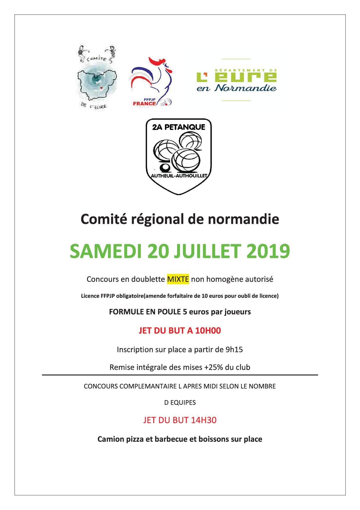 Concours à Autheuil Authouillet