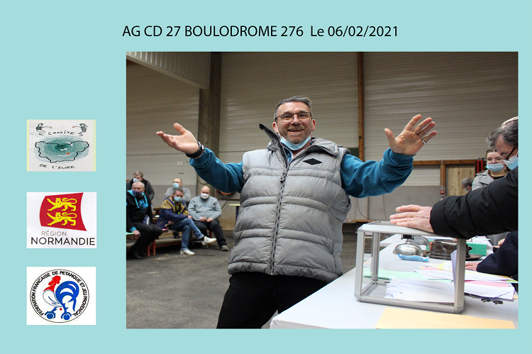 AG CD 27 BOULODROME 276 LE 06/02/2021 AG CD 27 BOULODROME 276 LE 06/02/2021