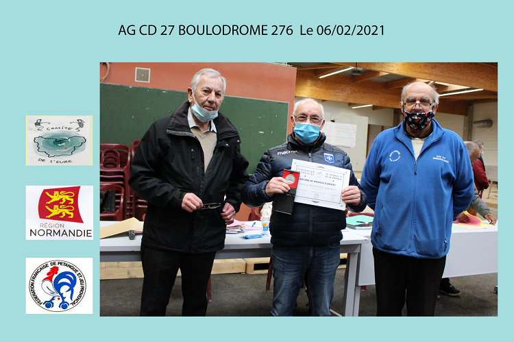 AG CD 27 BOULODROME 276 LE 06/02/2021 AG CD 27 BOULODROME 276 LE 06/02/2021
