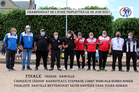 Championnat de L'Eure triplettes séniors masculins