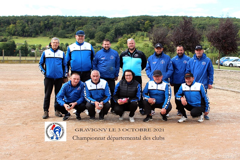 CHAMPIONNAT Départemental des clubs GRAVIGNY le 3 OCTOBRE 2021 CHAMPIONNAT Départemental des clubs GRAVIGNY le 3 OCTOBRE 2021