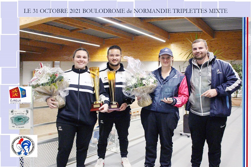 BOULODROME  de NORMANDIE LE SAMEDI 30 &31 OCTOBRE 2021