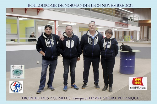 BOULODROME DE NORMANDIE LE 24 NOVEMBRE 2021 BOULODROME DE NORMANDIE LE 24 NOVEMBRE 2021