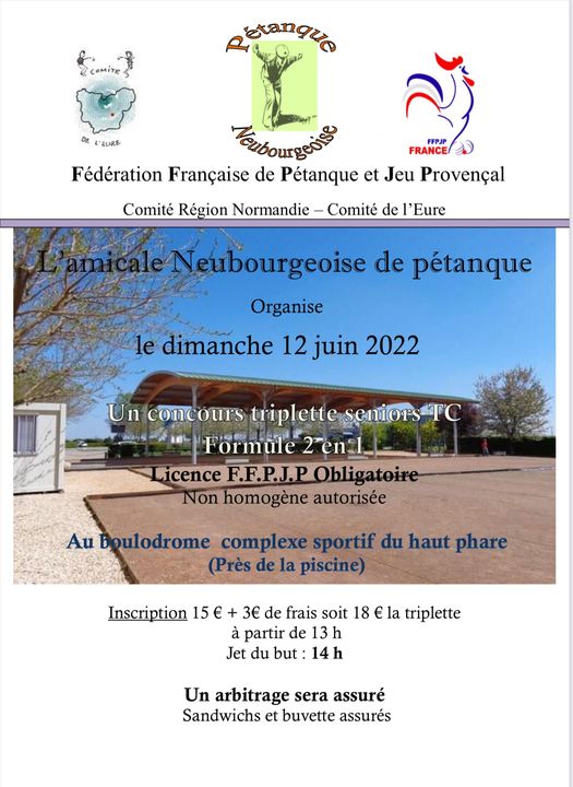 Dimanche 12 juin X3 au Neubourg