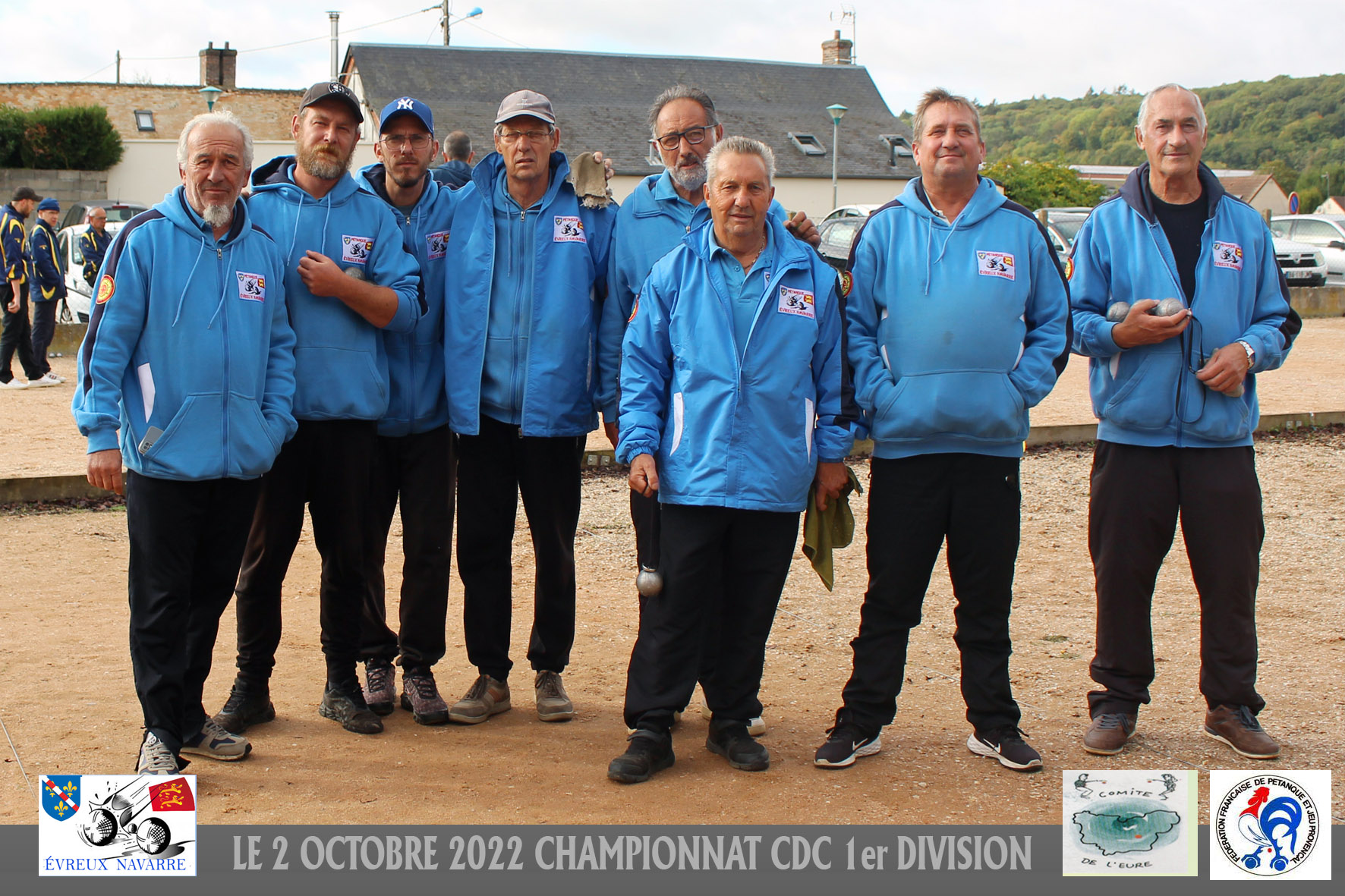 Daniel,Greg,Jérôme,Yann,Dominique,Raymond,Pascal et Jean Luc