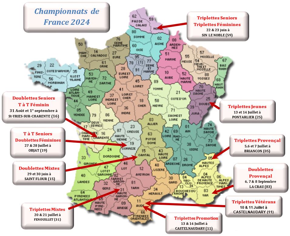 Championnats de France 2024 Championnats de France 2024