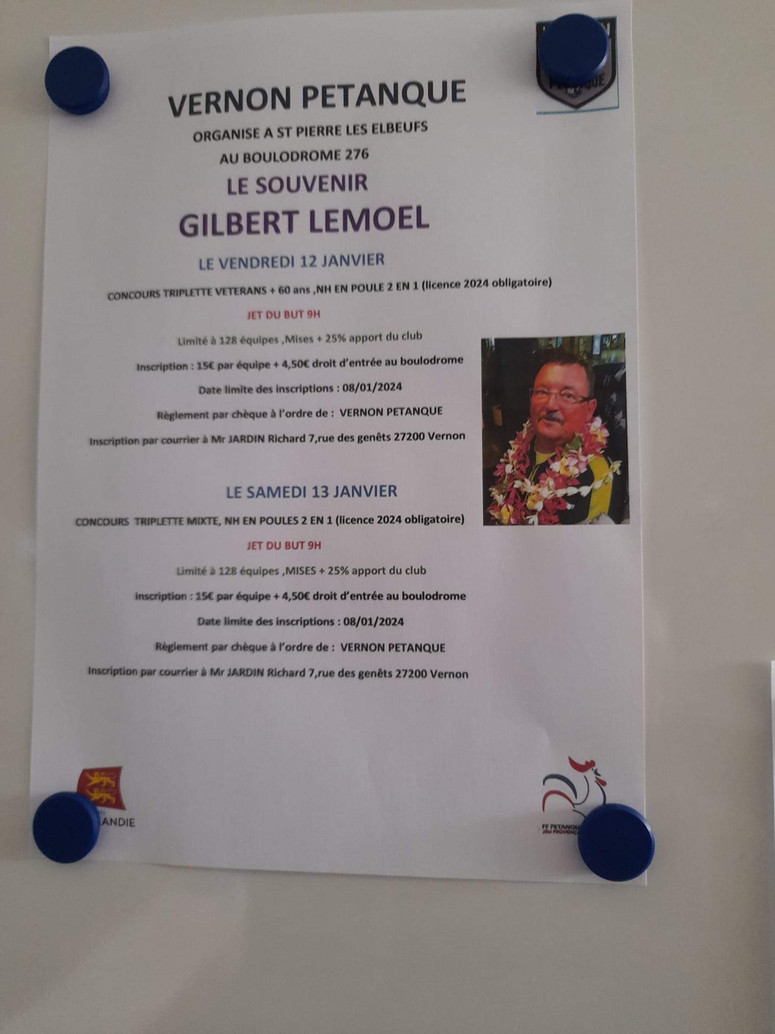 Souvenir Gilbert LEMOEL Souvenir Gilbert LEMOEL