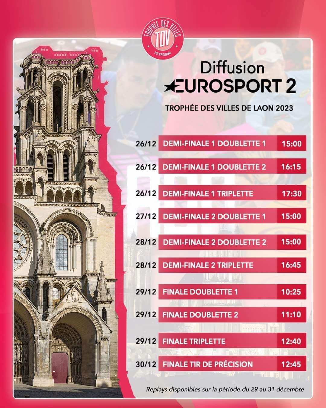 Programme TV trophée des villes Programme TV trophée des villes