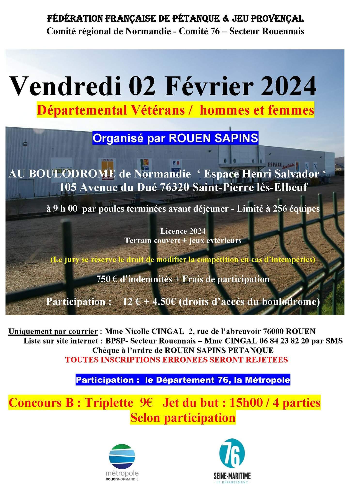 Concours vétéran du 2 février à St Pierre Concours vétéran du 2 février à St Pierre