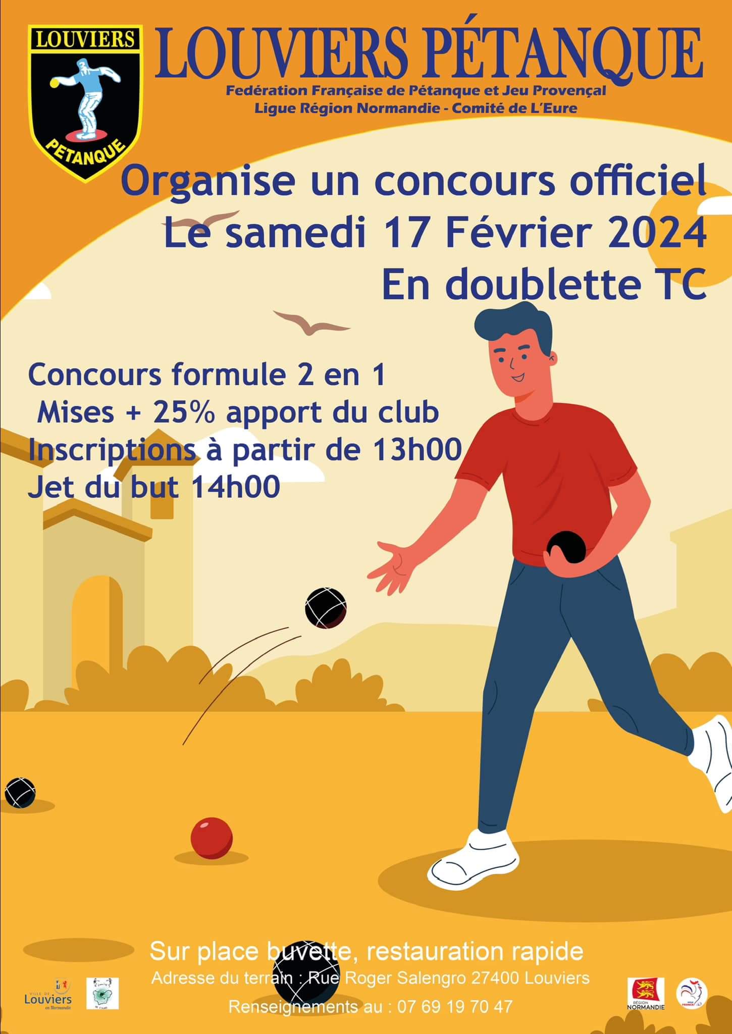 Concours Doublette Tc Louviers 17 février
