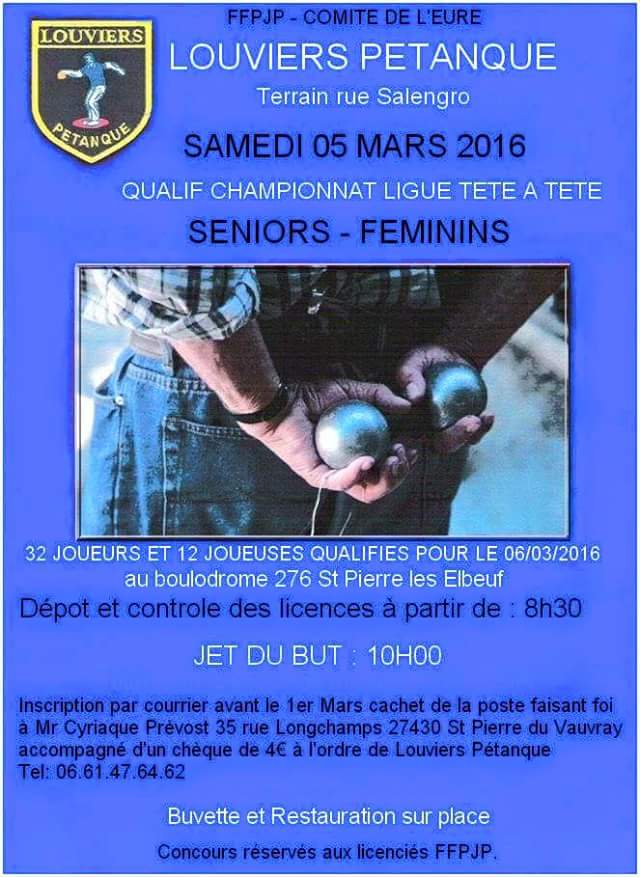 Championnat de ligue individuel.