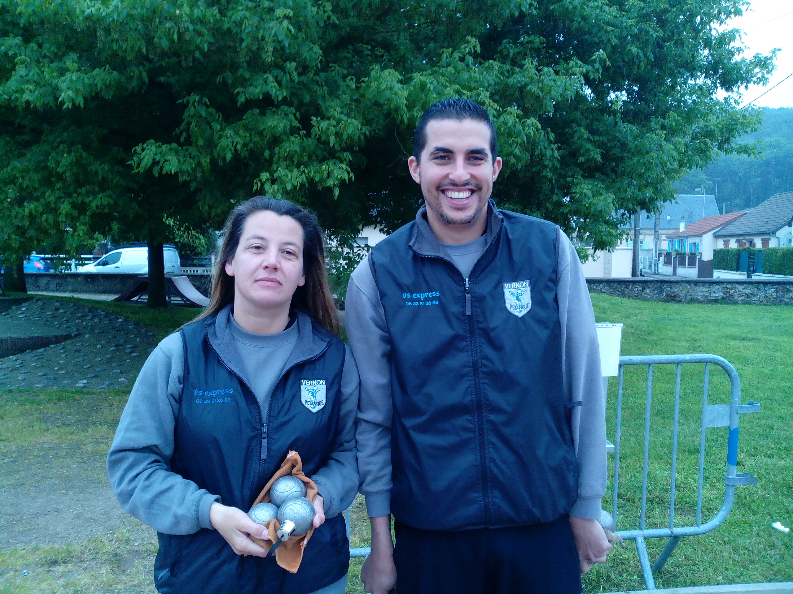 Championnat de l'Eure doublette Mixte ....bon France à Sandra et Mehdi....