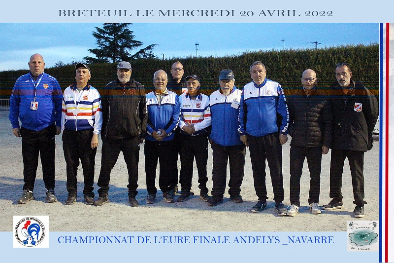 Les Andelys vs Navarre en Finale du championnat de l'Eure Veteran 2022