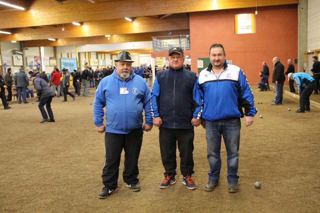 Jean Bernard , Gérard et Bruno lors du Régional + 55ans le 03 fevrier 2017 Jean Bernard , Gérard et Bruno lors du Régional + 55ans le 03 fevrier 2017
