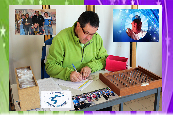 Laurent maitre d'oeuvre à la table du concours féminin , Merci Laurent maitre d'oeuvre à la table du concours féminin , Merci