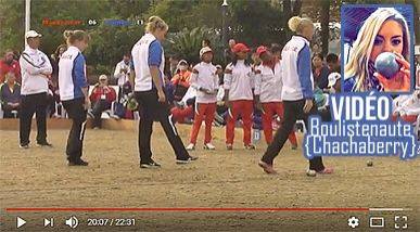 Vidéo championnat du monde triplette féminin. Vidéo championnat du monde triplette féminin.