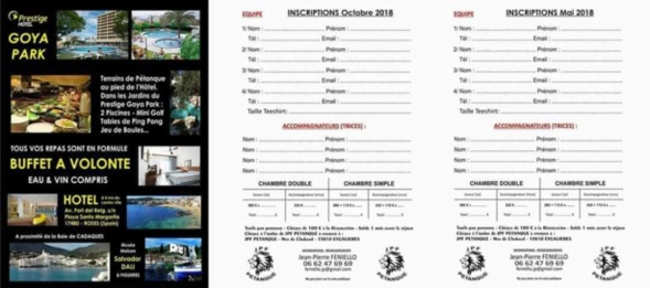 Séjours pétanque et jeu provençal en ESPAGNE. Séjours pétanque et jeu provençal en ESPAGNE.