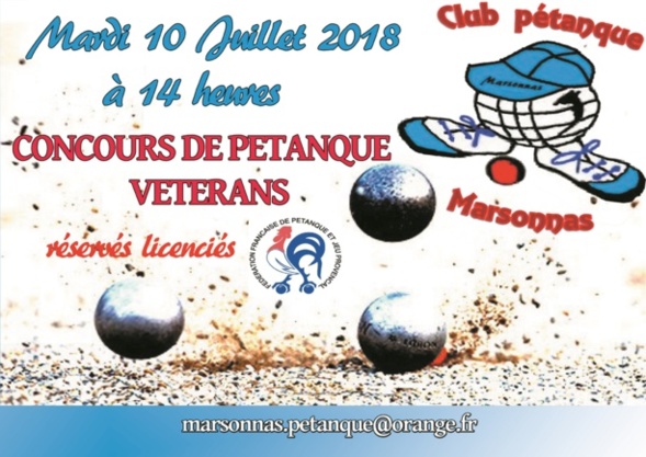 Concours vétérans à MARSONNAS.