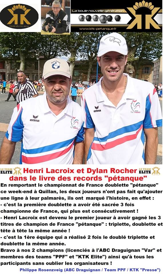 Résultat championnat de France doublette masculin. Résultat championnat de France doublette masculin.