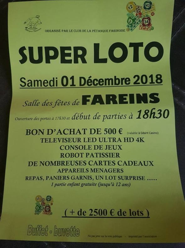 Loto 2018.