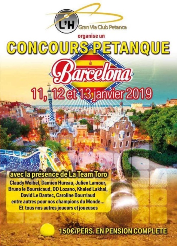 Escapade en janvier à BARCELONE.