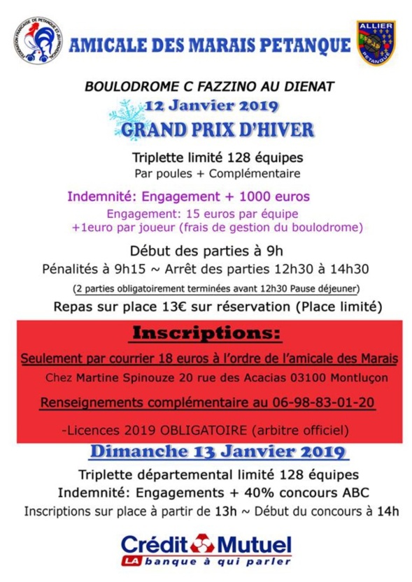 Grand prix de MONTLUCON 2019.