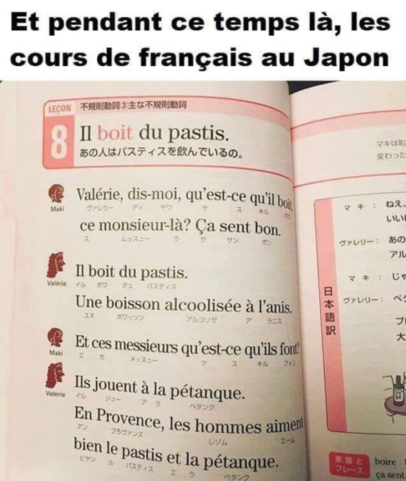 Cours de français au JAPON !!!!!!!!!!!!!