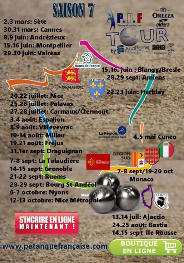 Circuit PPF 2019. Circuit PPF 2019.