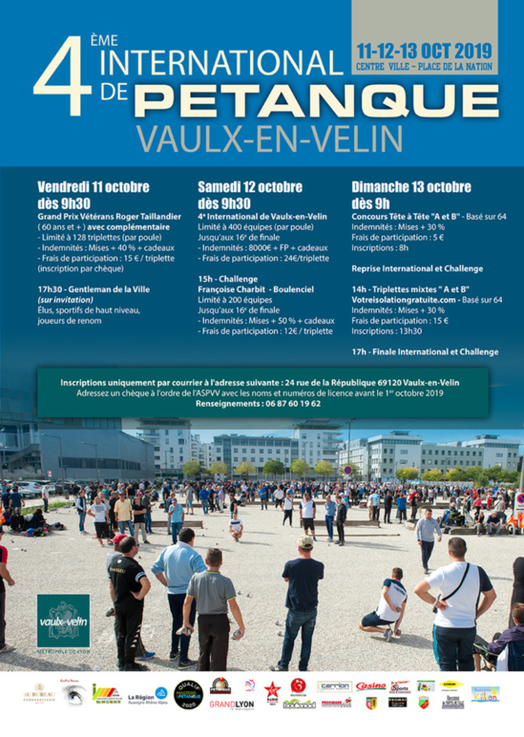 Nouvelle modification pour VAULX EN VELIN.