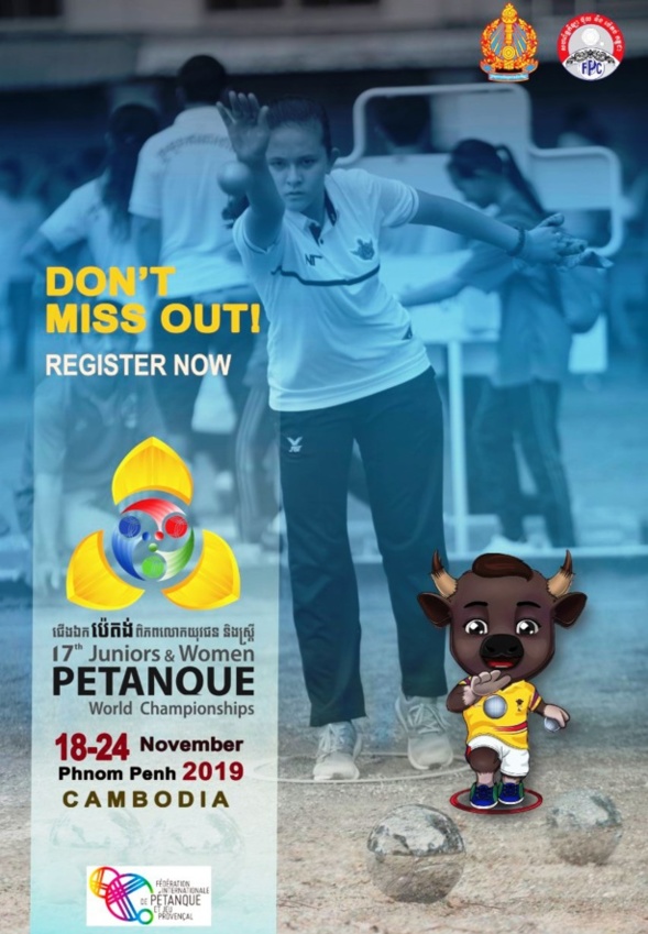 Championnat du monde triplette jeunes et féminines.