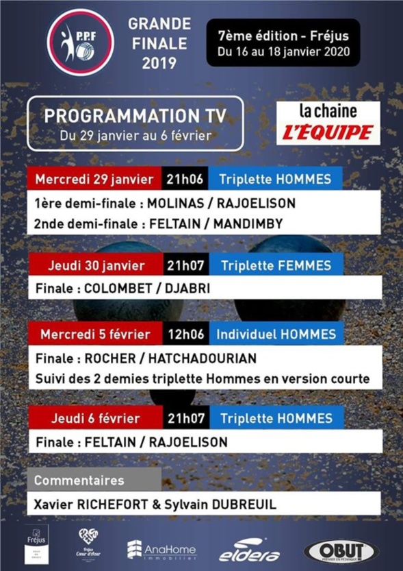 sous réserve de changement de la chaîne